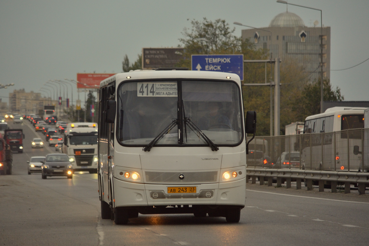 Краснодарский край, ПАЗ-320412-05 "Вектор" № АВ 243 23