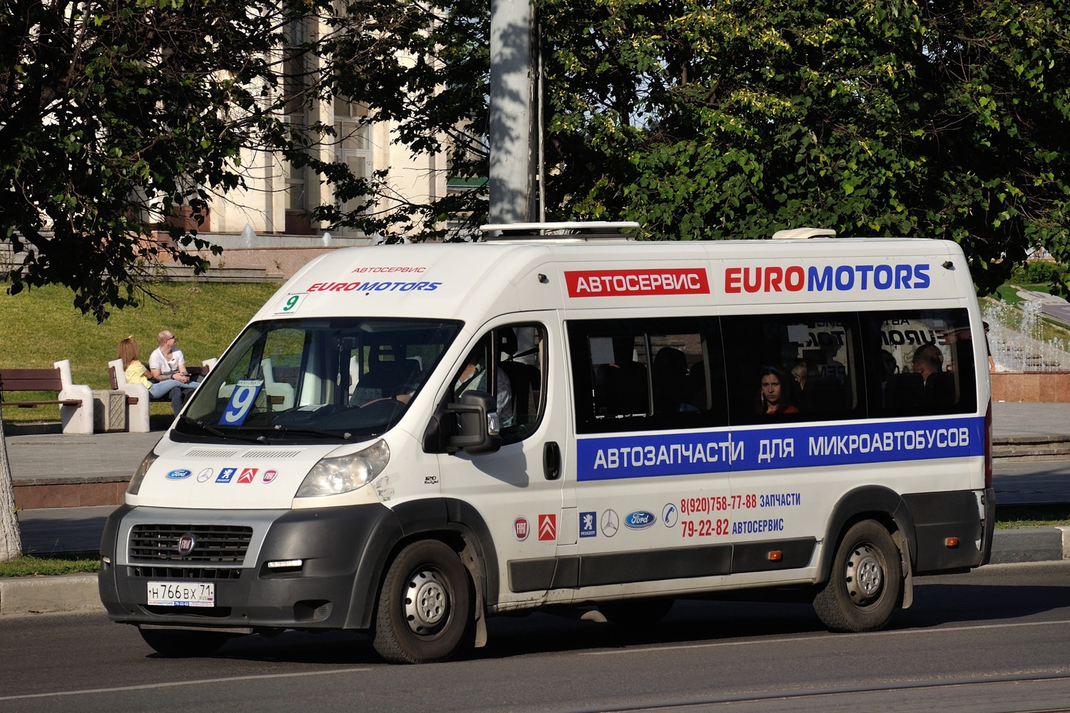 Тульская вобласць, IRITO-Ducato L4H2 (Z8P) № Н 766 ВХ 71