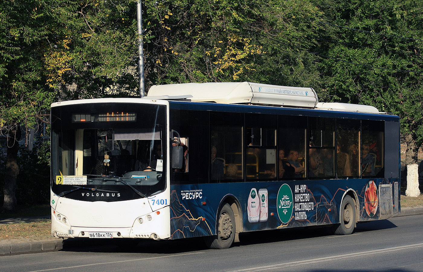 Волгоградская область, Volgabus-5270.G2 (CNG) № 7401