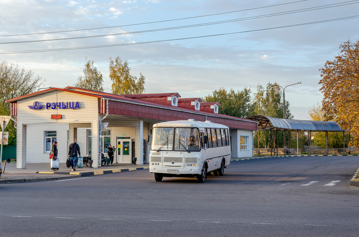 Obwód homelski, PAZ-4234-04 Nr АН 7575-3; Obwód homelski — Bus terminals and bus stations