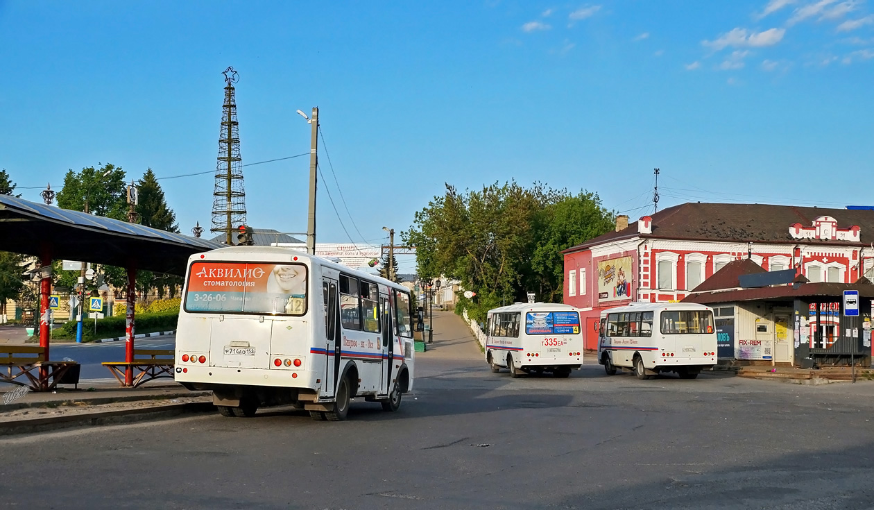 Obwód niżnonowogrodzki, PAZ-32054 Nr Р 714 АО 152; Obwód niżnonowogrodzki — Bus stations, End Stations