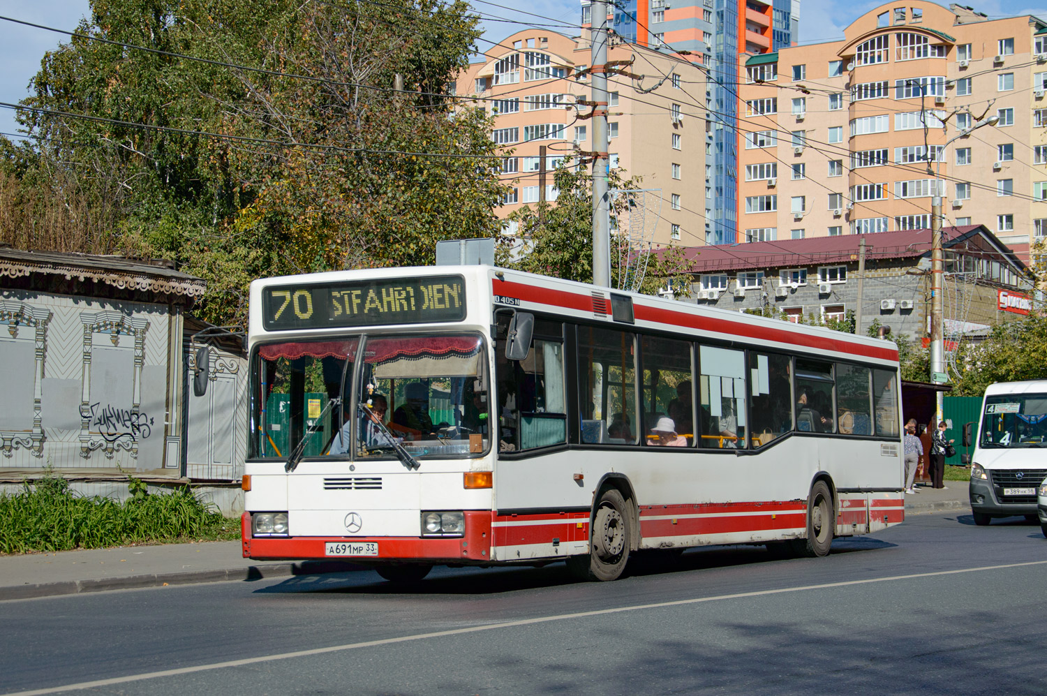 Пензенская область, Mercedes-Benz O405N2 № А 691 МР 33; Пензенская область, ГАЗ-A64R42 Next № Р 389 НК 58