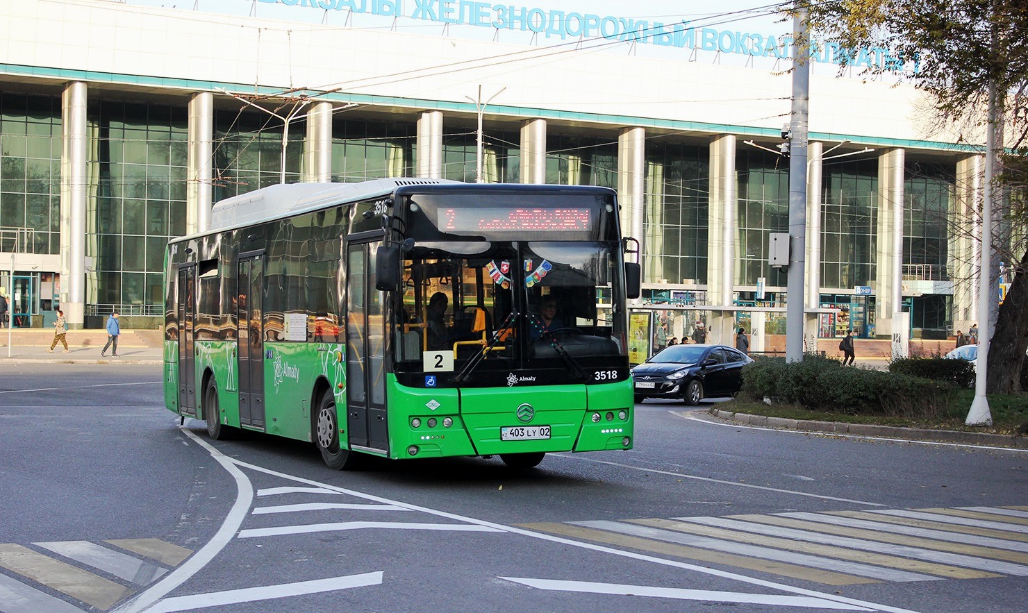 Almaty, Golden Dragon XML6125CN (Hyundai Trans Auto) Nr. 3518