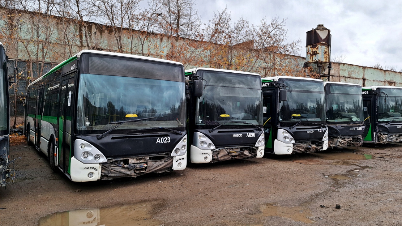 Astana, Irisbus Citelis 12M # A023; Astana, Irisbus Citelis 12M # A029; Astana — Bus depot