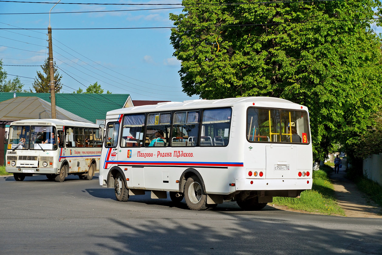 Nizhegorodskaya region, PAZ-32054 Nr. С 753 УС 152