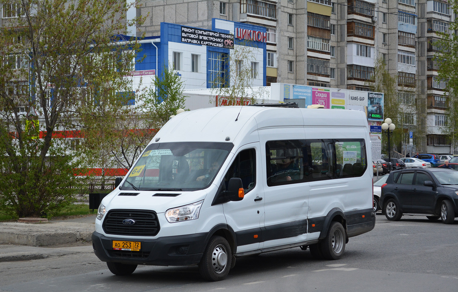 Цюменская вобласць, Нижегородец-222709 (Ford Transit FBD) № АО 253 72