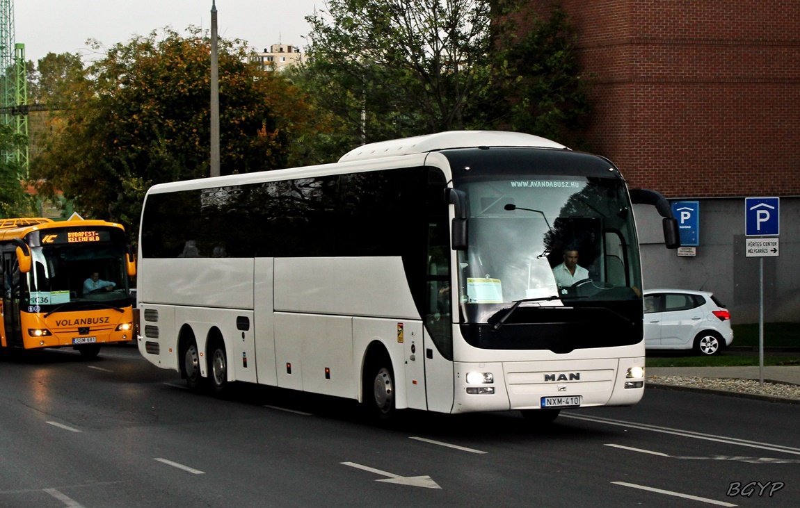 Vengrija, MAN R08 Lion's Coach L RHC444 L Nr. NXM-410