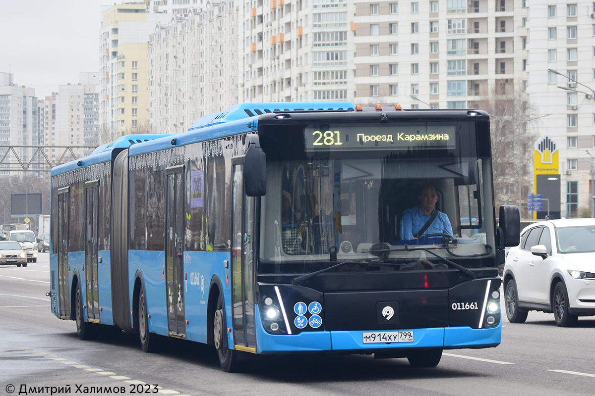 Москва, ЛиАЗ-6213.65 № 011661