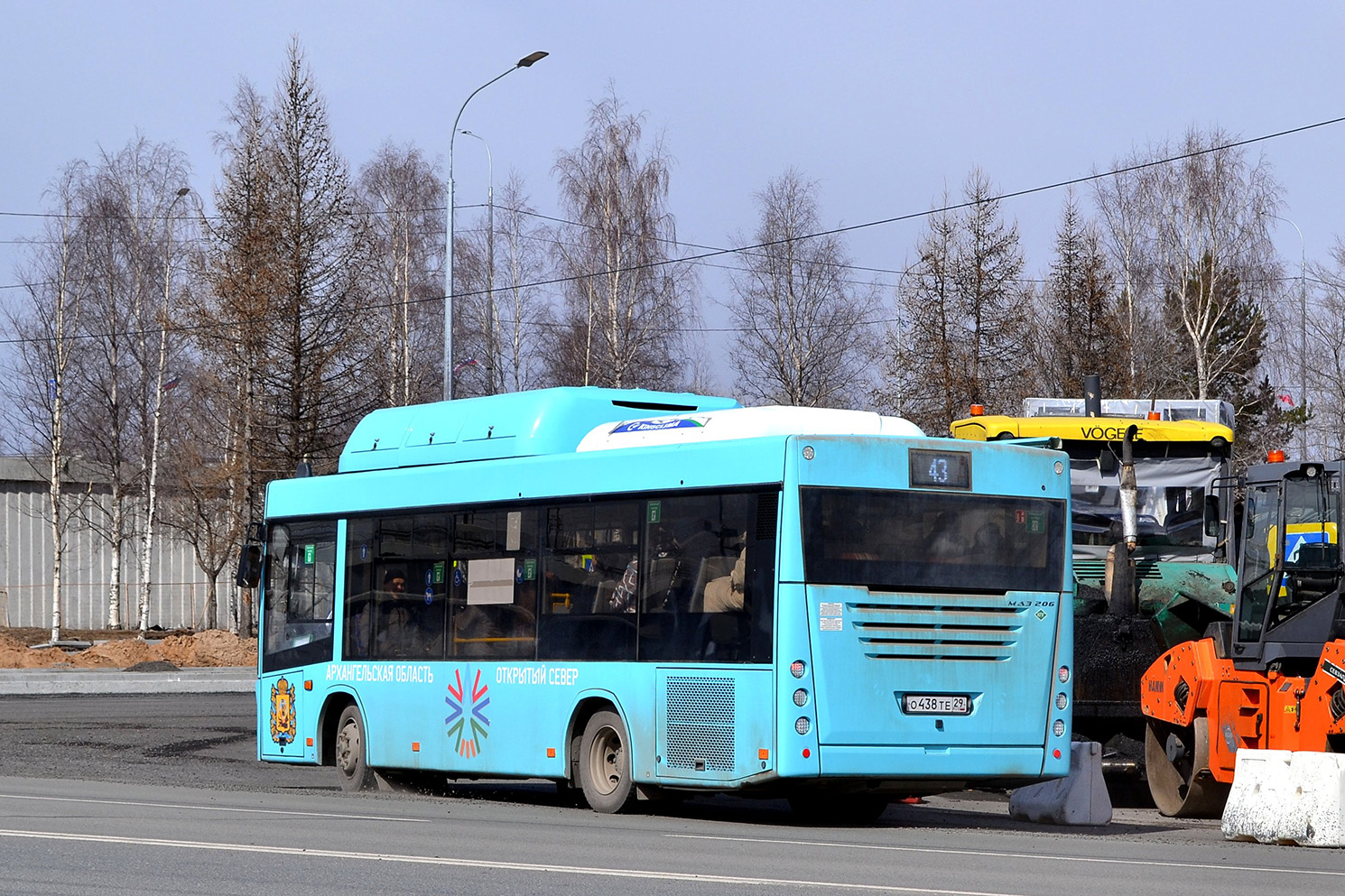 Архангельская область, МАЗ-206.948 № О 438 ТЕ 29