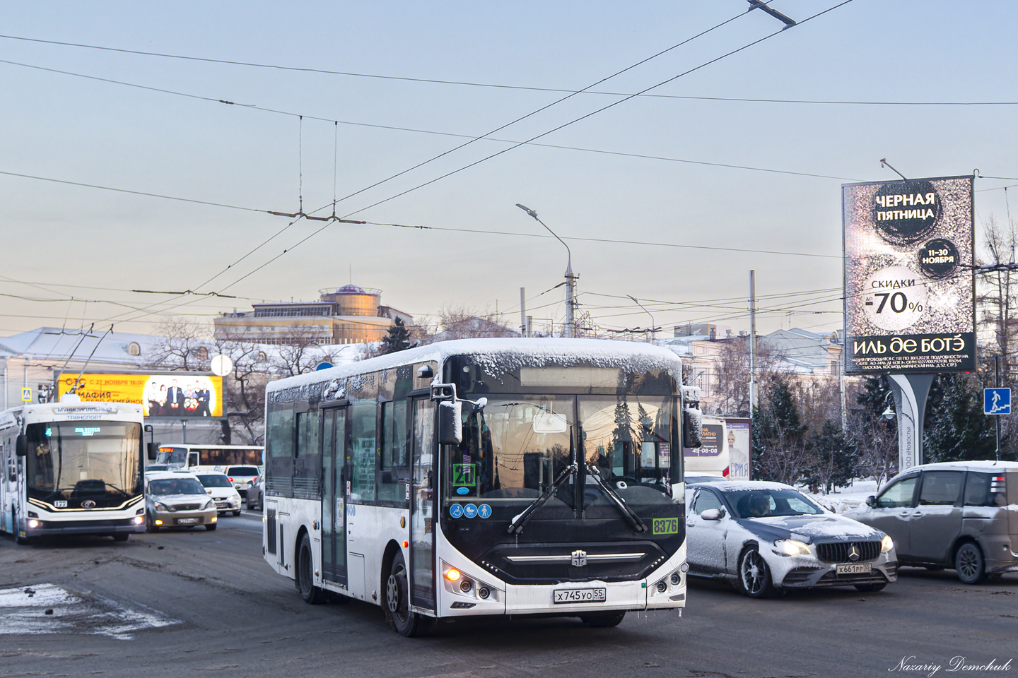 Омская область, Zhong Tong LCK6860HG № 8376