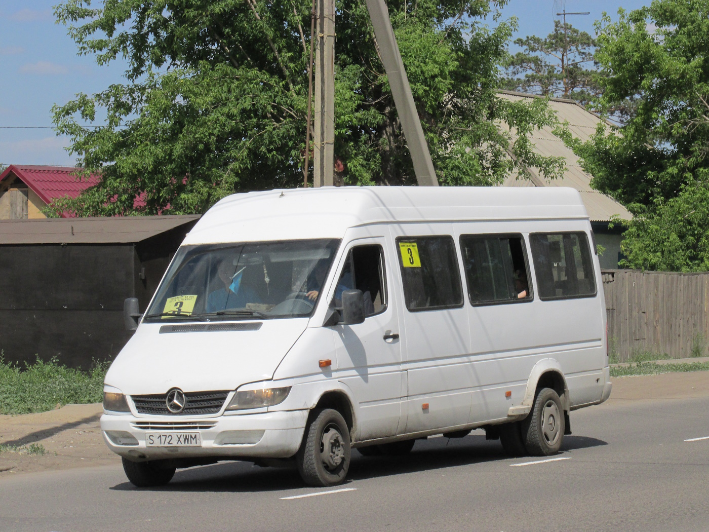 Павлодарская область, Mercedes-Benz Sprinter W904 408CDI № S 172 XWM