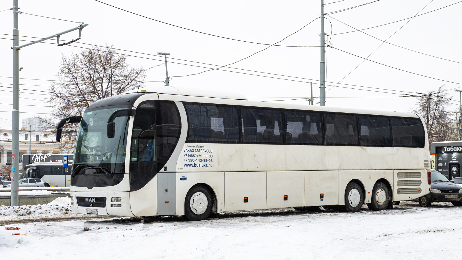 Ярославская область, MAN R08 Lion's Coach L RHC444 L № В 600 НО 76