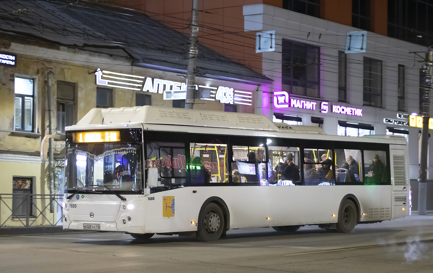 Кировская область, ЛиАЗ-5292.67 (CNG) № В 029 ХН 43