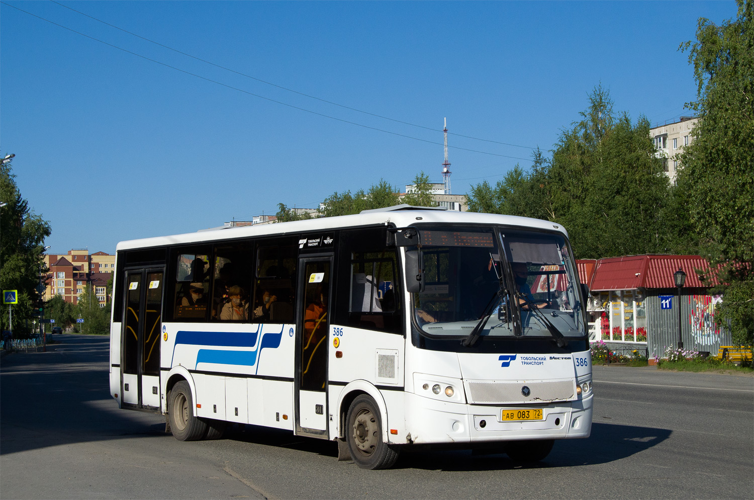 Тюменская область, ПАЗ-320414-05 "Вектор" (1-2) № 386