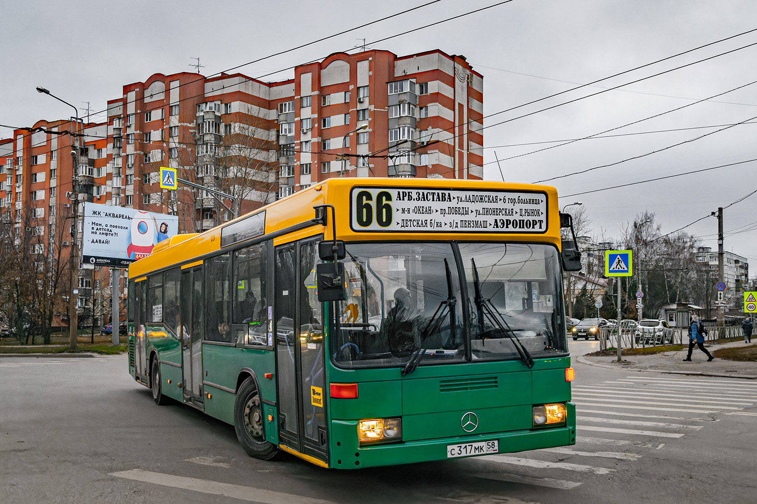 Пензенская область, Mercedes-Benz O405N2 № С 317 МК 58