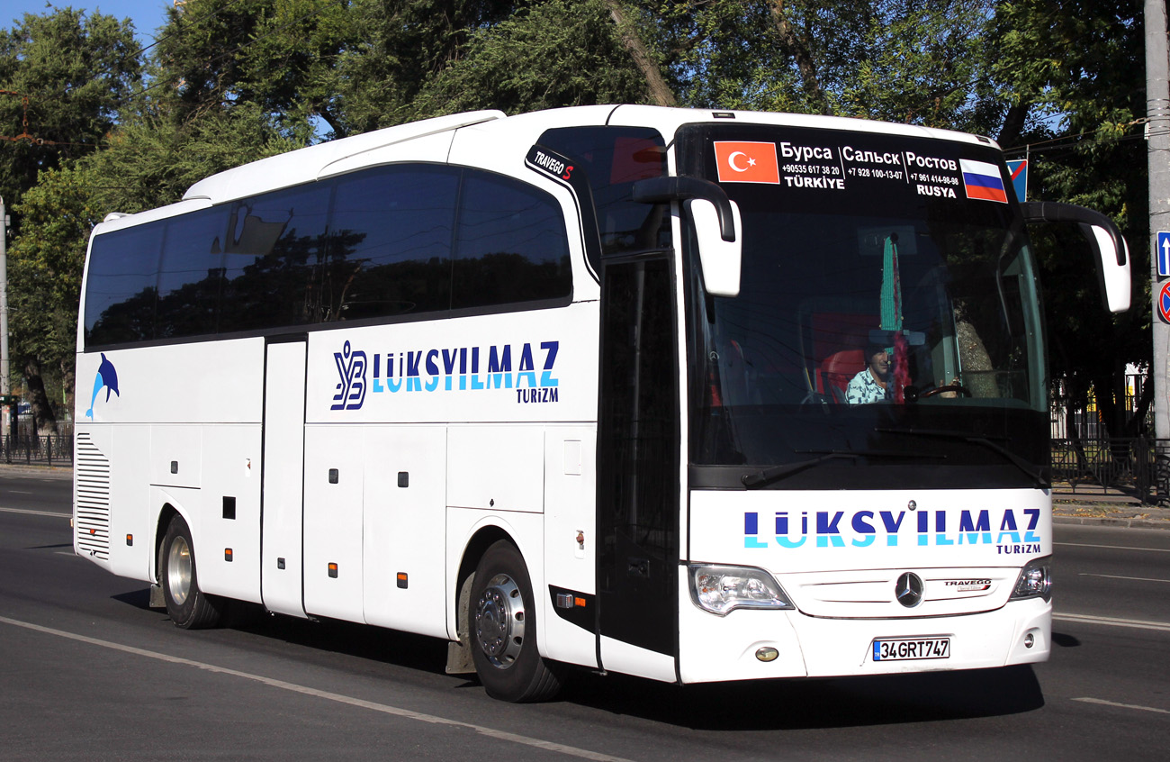 Турция, Mercedes-Benz Travego II 15SHD facelift № 34 GRT 747