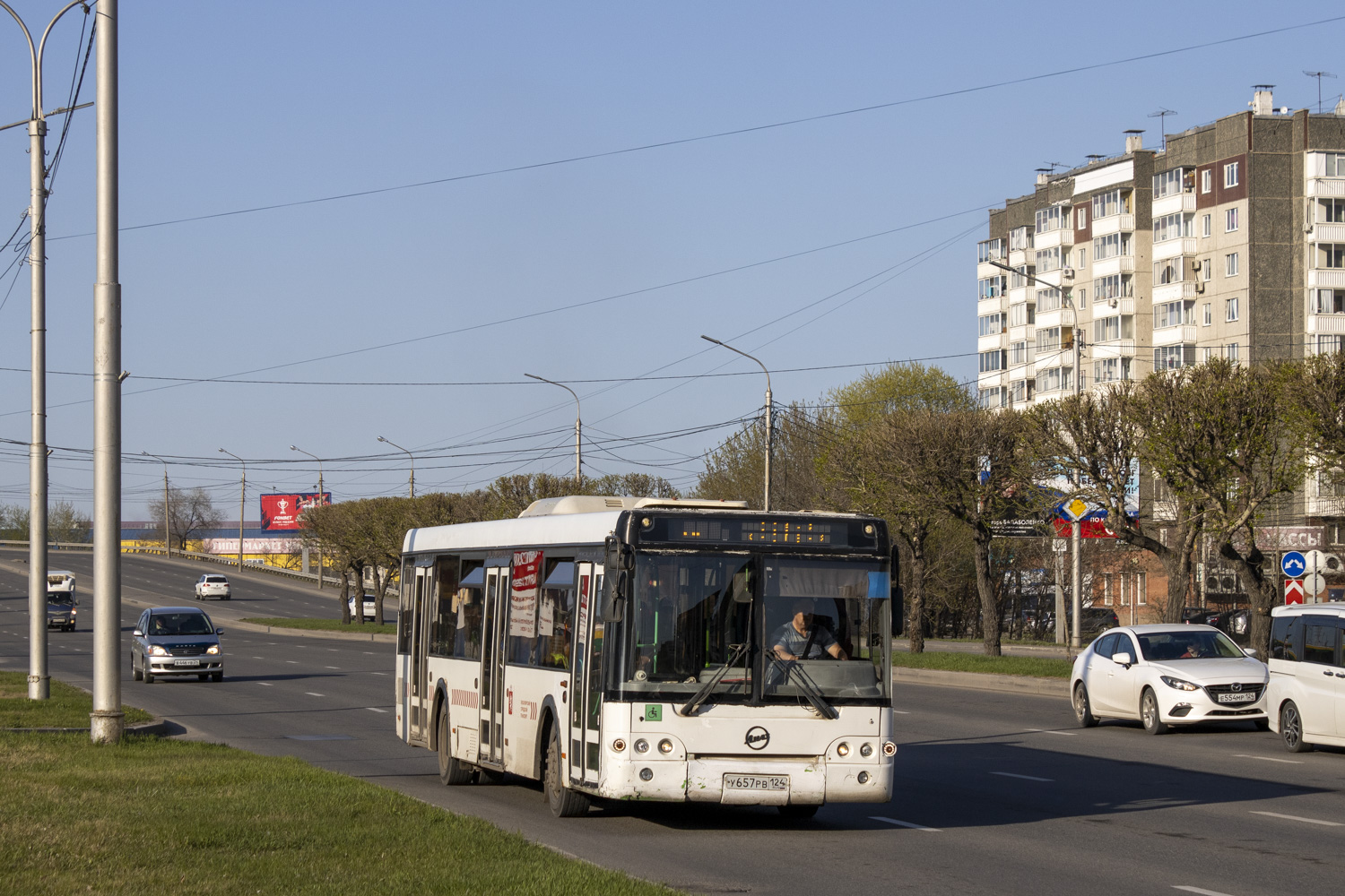 Kraj Krasnojarski, LiAZ-5292.22 (2-2-2) Nr У 657 РВ 124