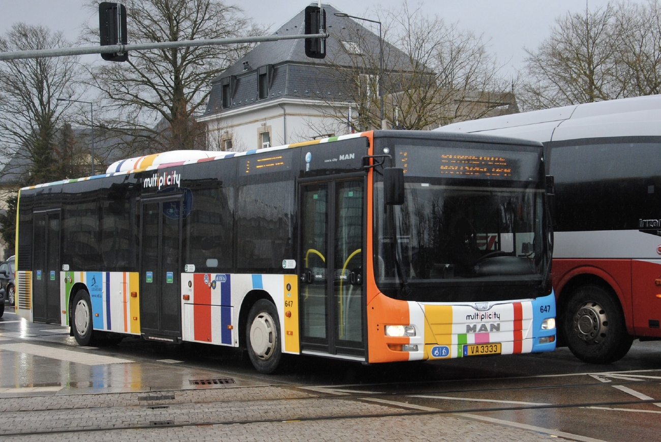Люксембург, MAN A21 Lion's City NL323 № 647