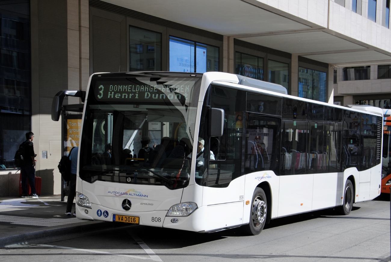 Люксембург, Mercedes-Benz Citaro C2 Ü hybrid № 808