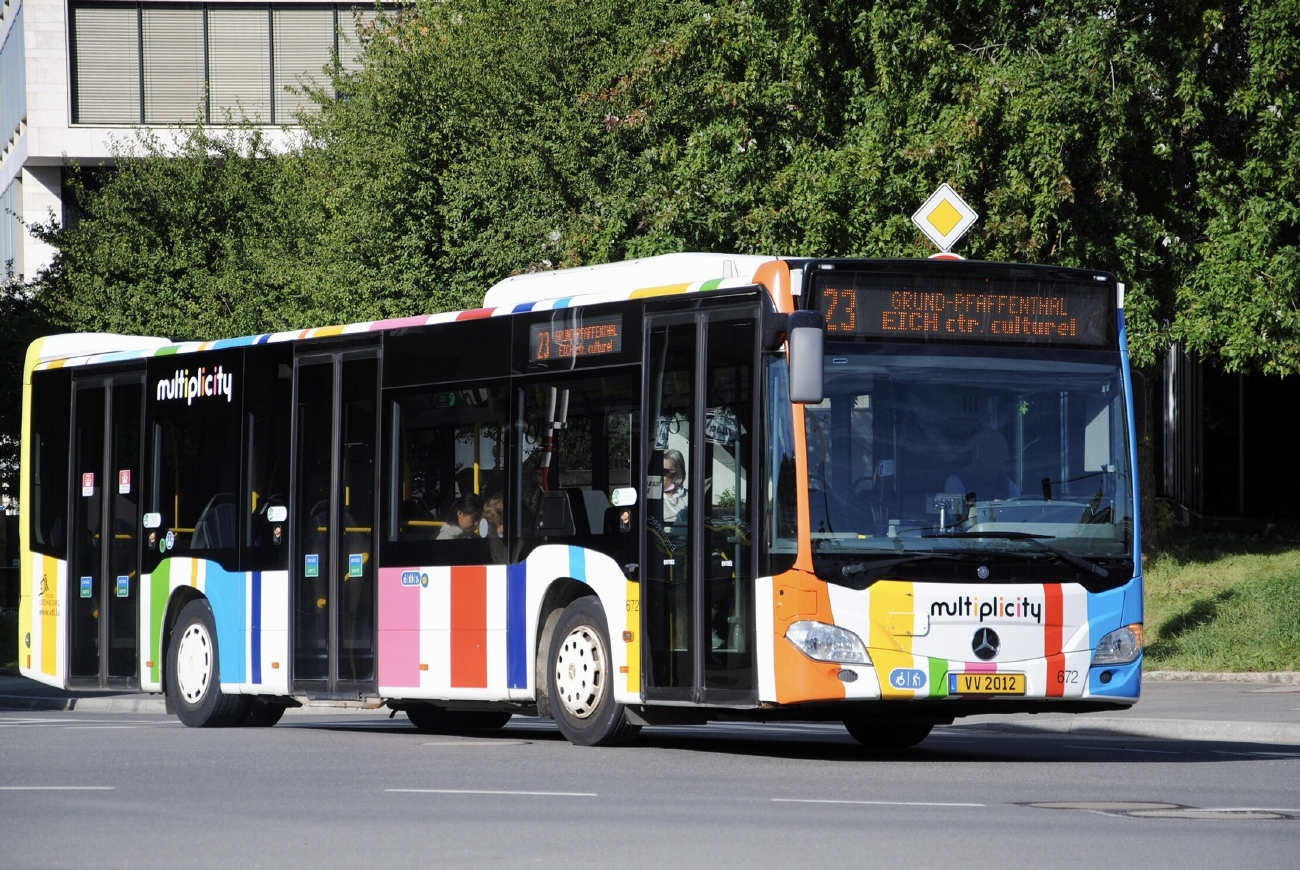 Люксембург, Mercedes-Benz Citaro C2 № 672