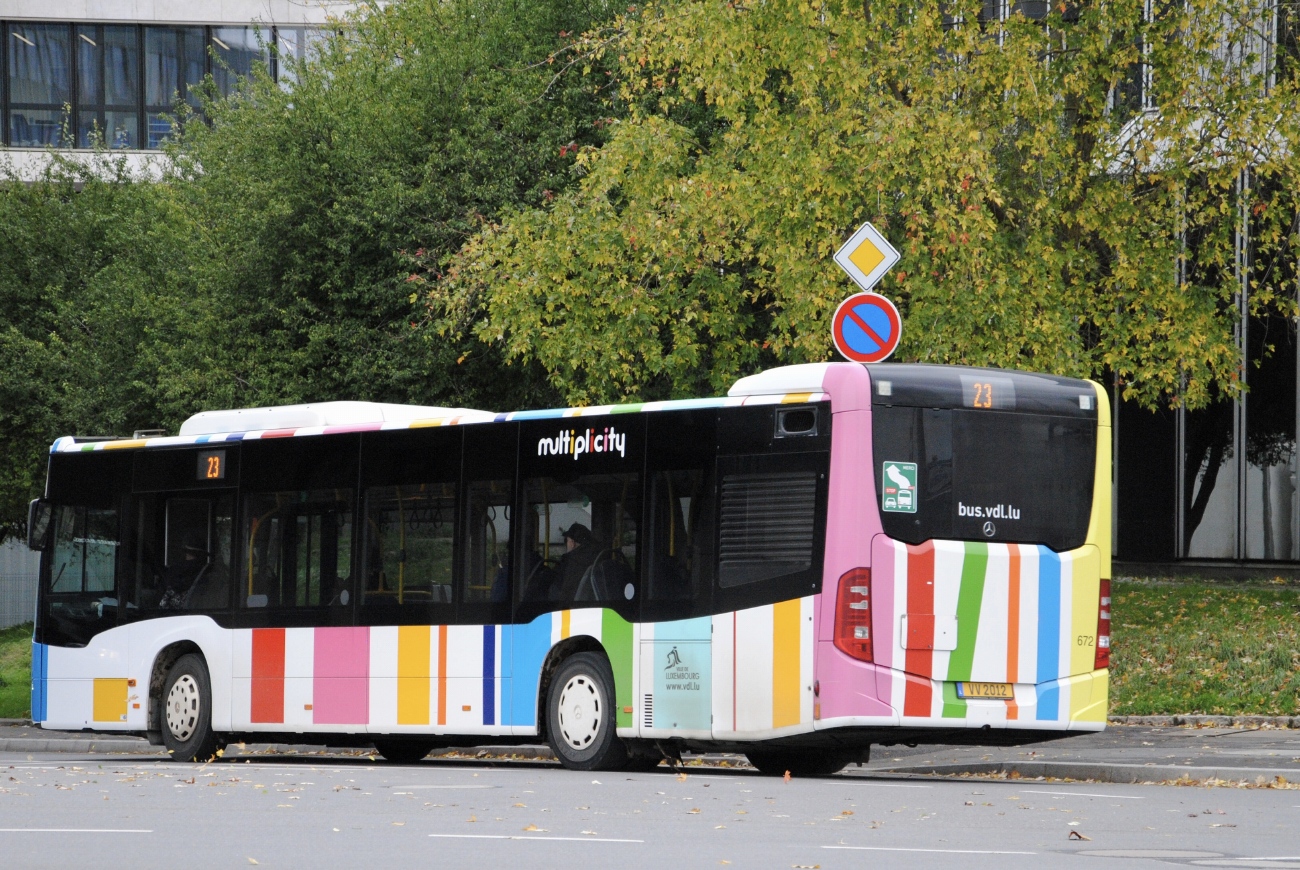 Люксембург, Mercedes-Benz Citaro C2 № 672