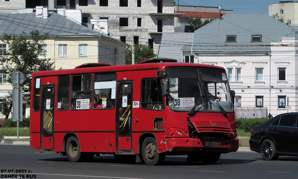 Ярославская область, ПАЗ-320402-14 № 824