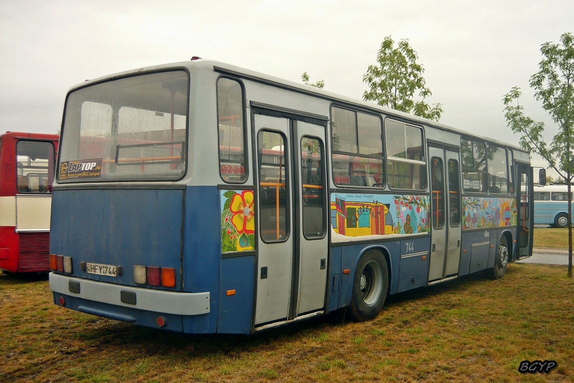 Венгрия, Ikarus 263.30M № HFY-744; Венгрия — V. Nemzetközi Ikarus, Csepel és Veteránjármű Találkozó, Polgár (2012)