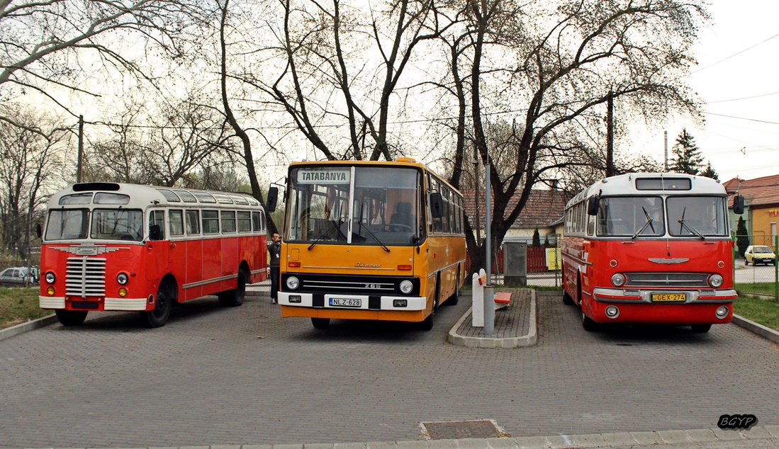 Венгрия, Ikarus 30 № (без госномера); Венгрия, Ikarus 266.25 № NLZ-628; Венгрия, Ikarus  55.52 № GEX-274