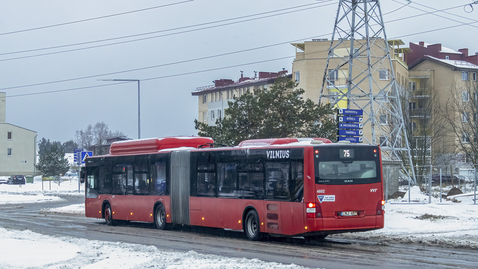 Литва, MAN A23 Lion's City G NG313 CNG № 4602