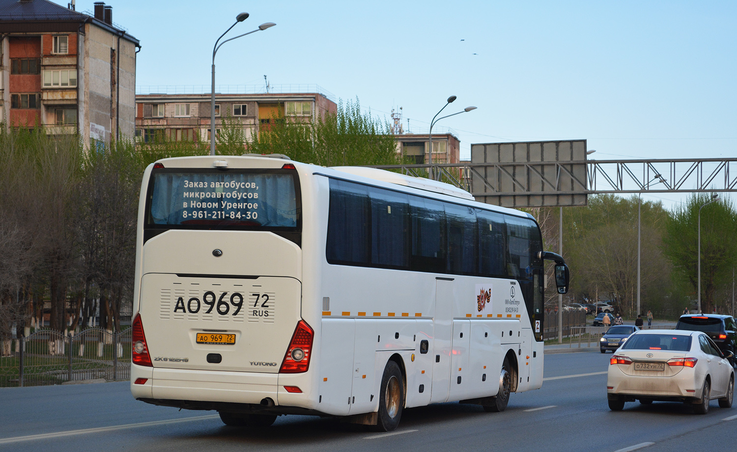 Цюменская вобласць, Yutong ZK6122H9 № АО 969 72