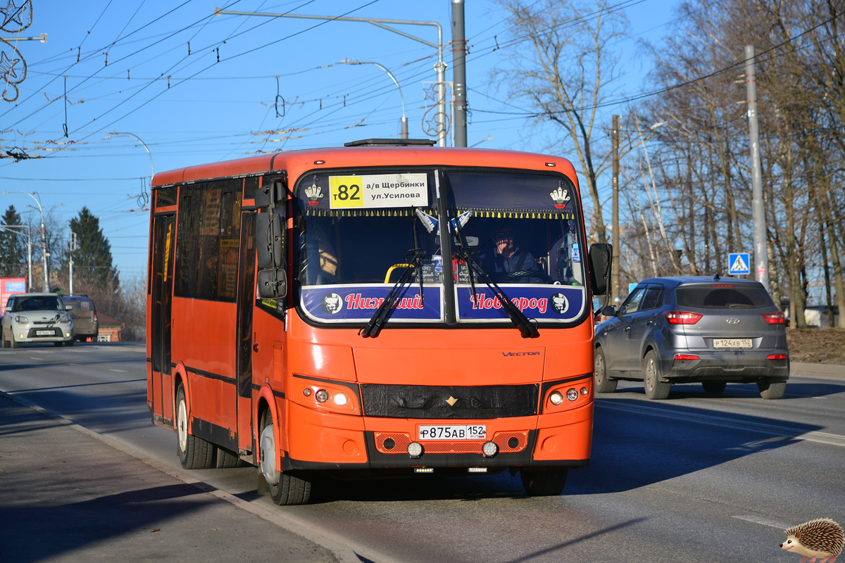 Nizhegorodskaya region, PAZ-320414-04 "Vektor" č. Р 875 АВ 152