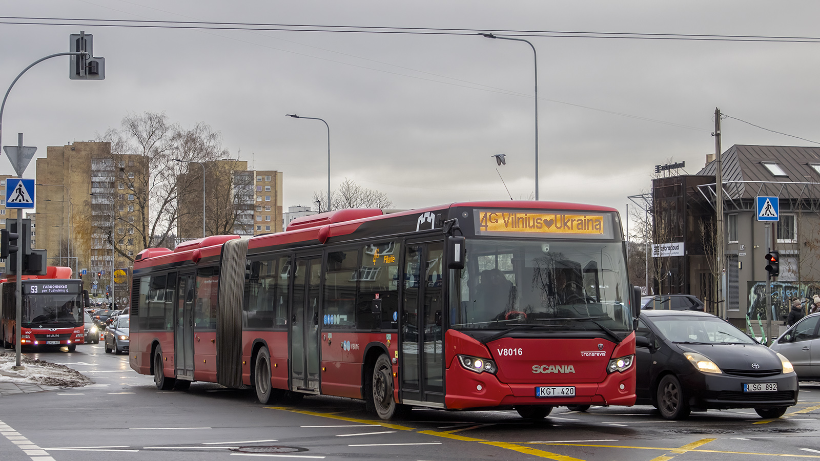 Литва, Scania Citywide LFA № V8016