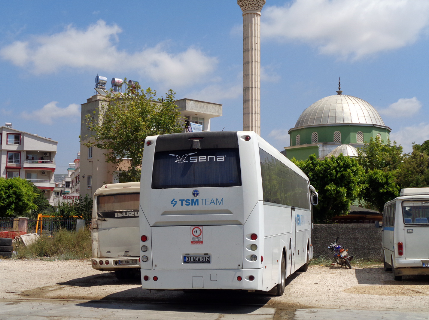 Турция, TEMSA Safir II 13 № 31 AEA 812; Турция, BMC Levend № 33 AHE 095