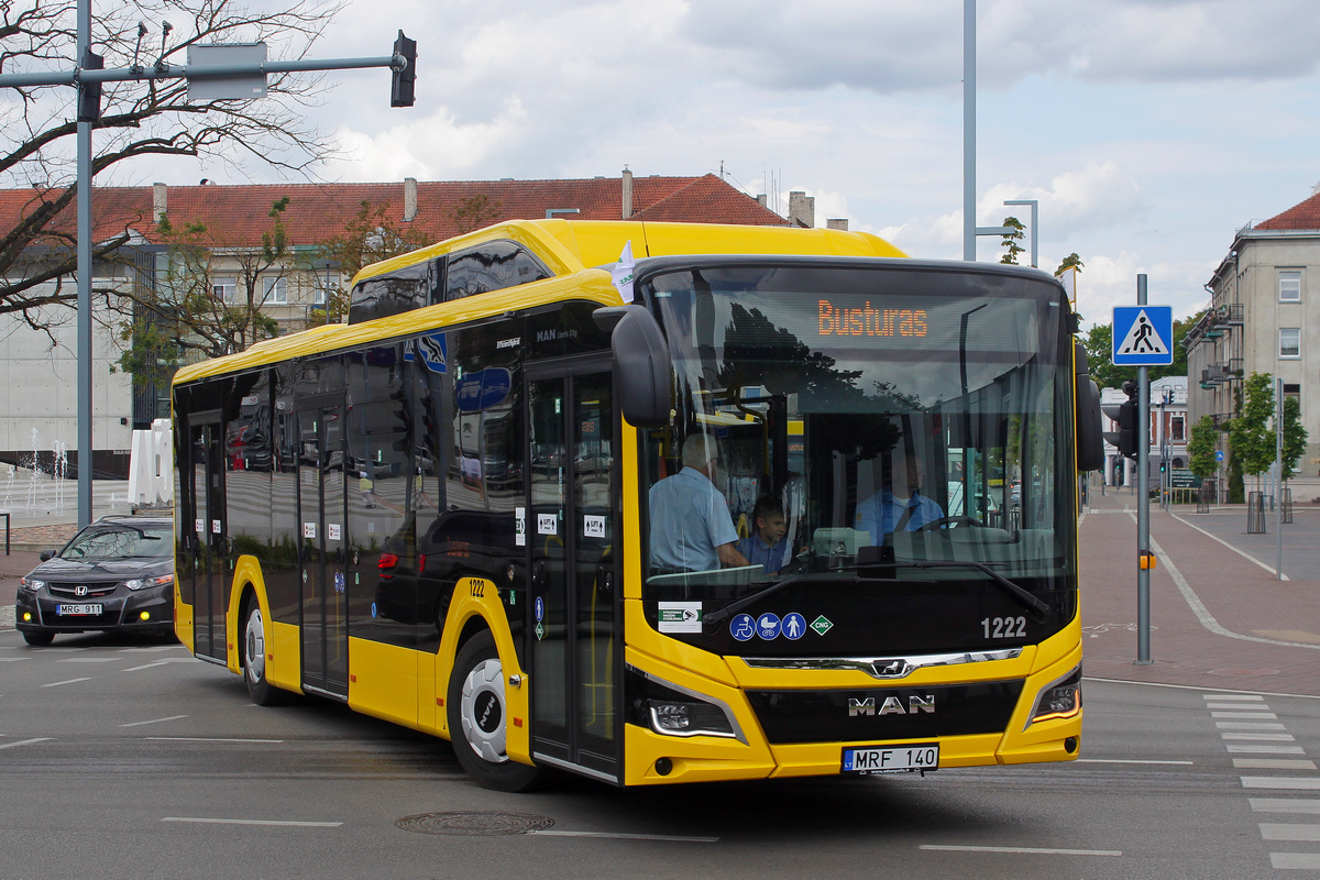 Литва, MAN 12C Lion's City 12 G NL280 EfficientHybrid № 1222; Литва &mdash; Презентация новых автобусов UAB "Busturas"