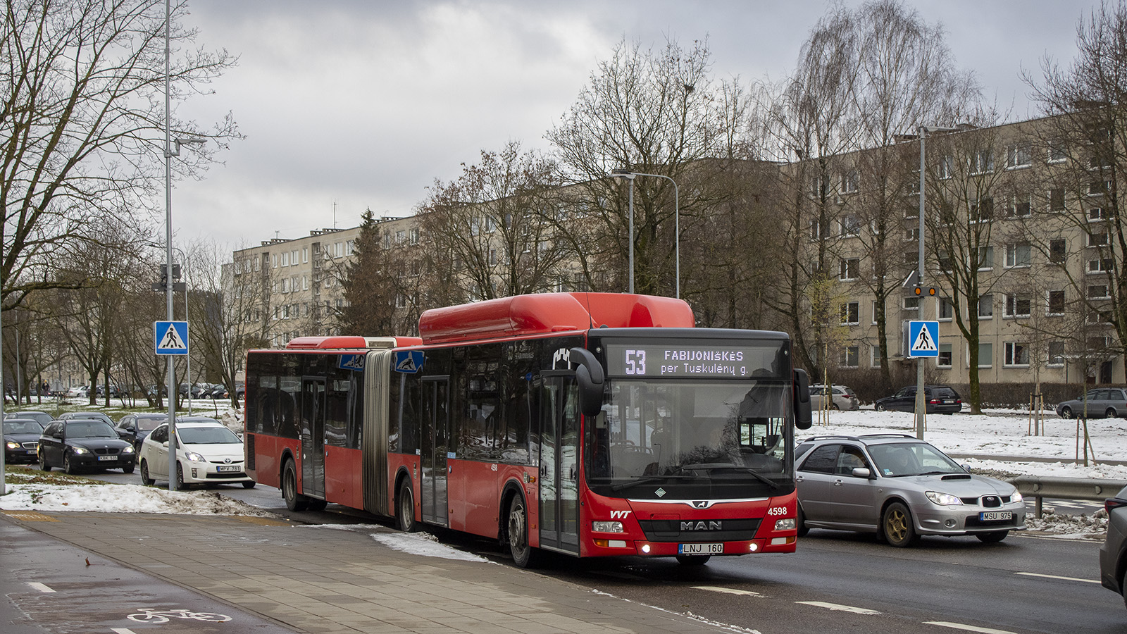 Литва, MAN A23 Lion's City G NG313 CNG № 4598