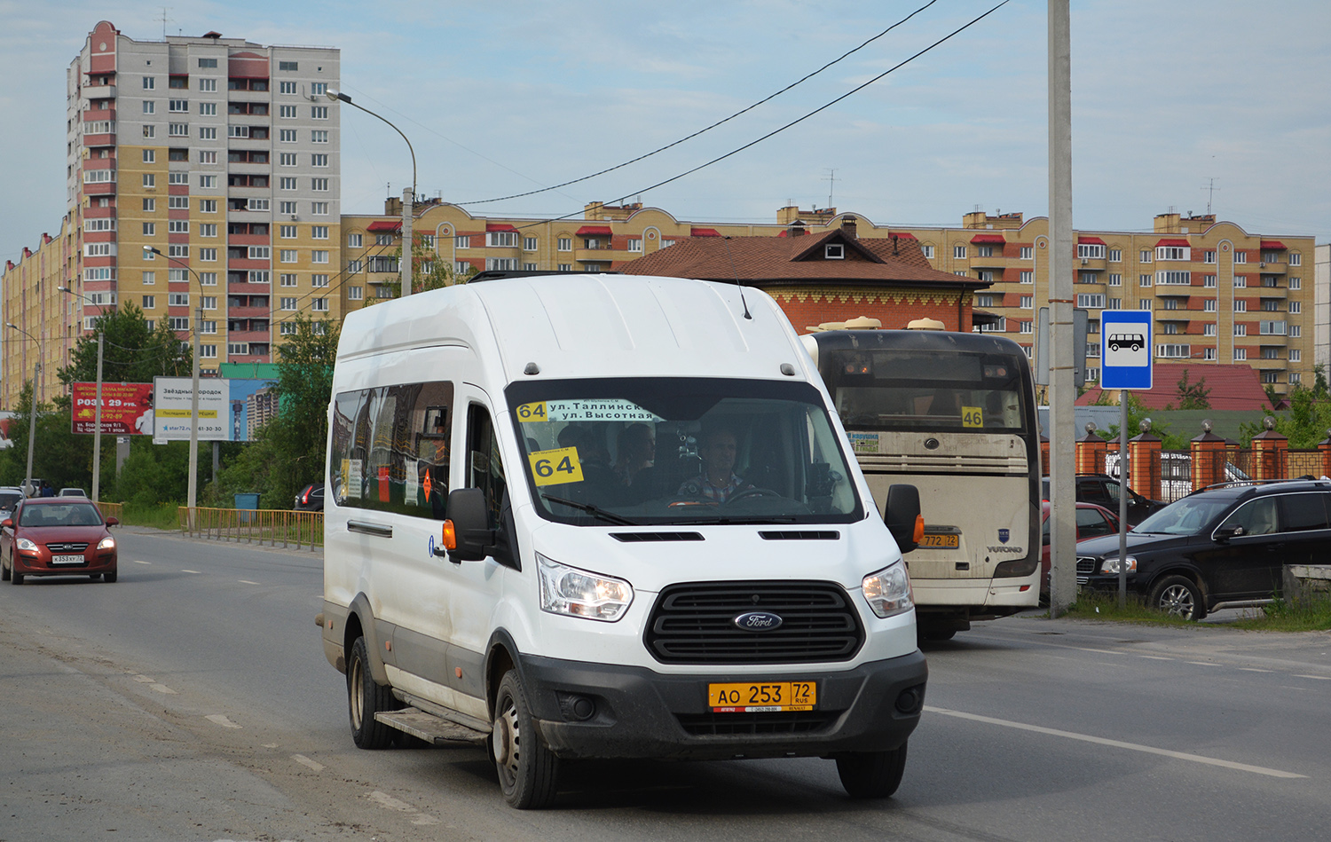 Тюменская область, Нижегородец-222709 (Ford Transit FBD) № АО 253 72