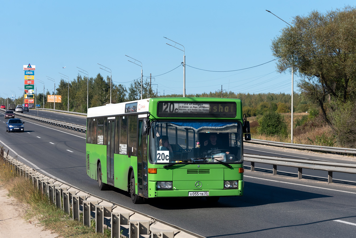 Vladimir region, Mercedes-Benz O405N2 Nr. Х 055 ТВ 33