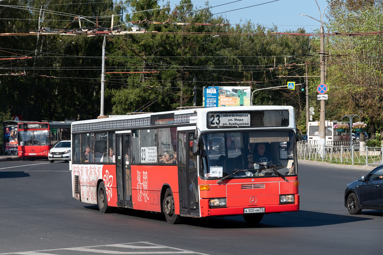 Владимирская область, Mercedes-Benz O405N № А 100 НМ 33