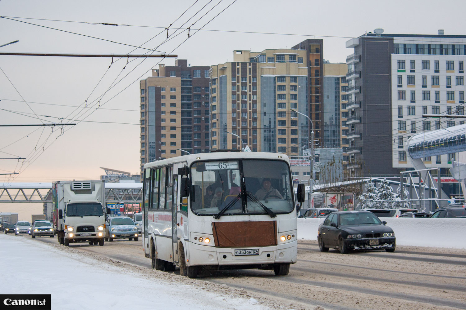 Красноярский край, ПАЗ-320412-05 "Вектор" № В 353 ОН 124