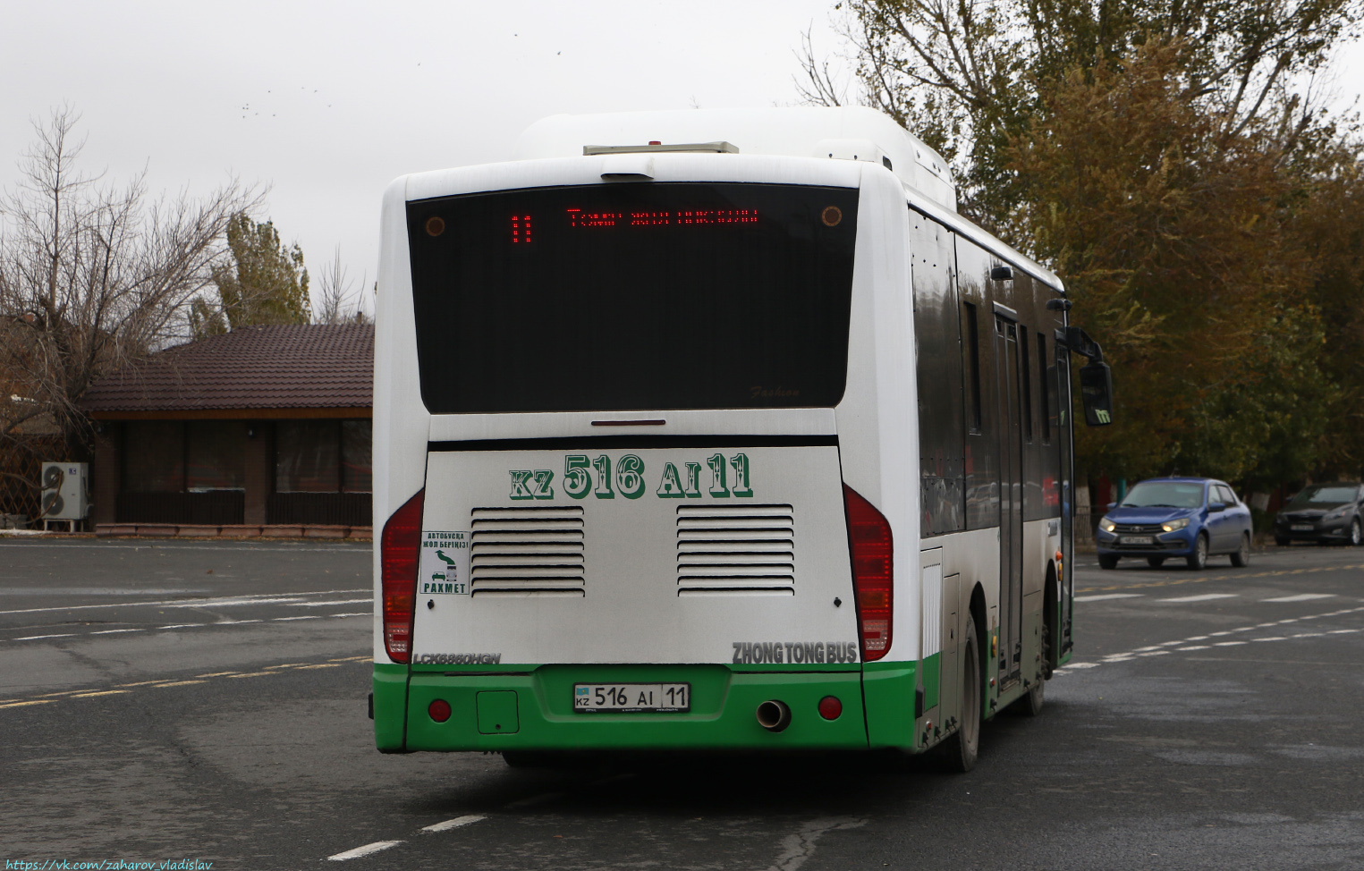 Кызылординская область, Zhong Tong LCK6860HGN (СемАЗ) № 516 AI 11