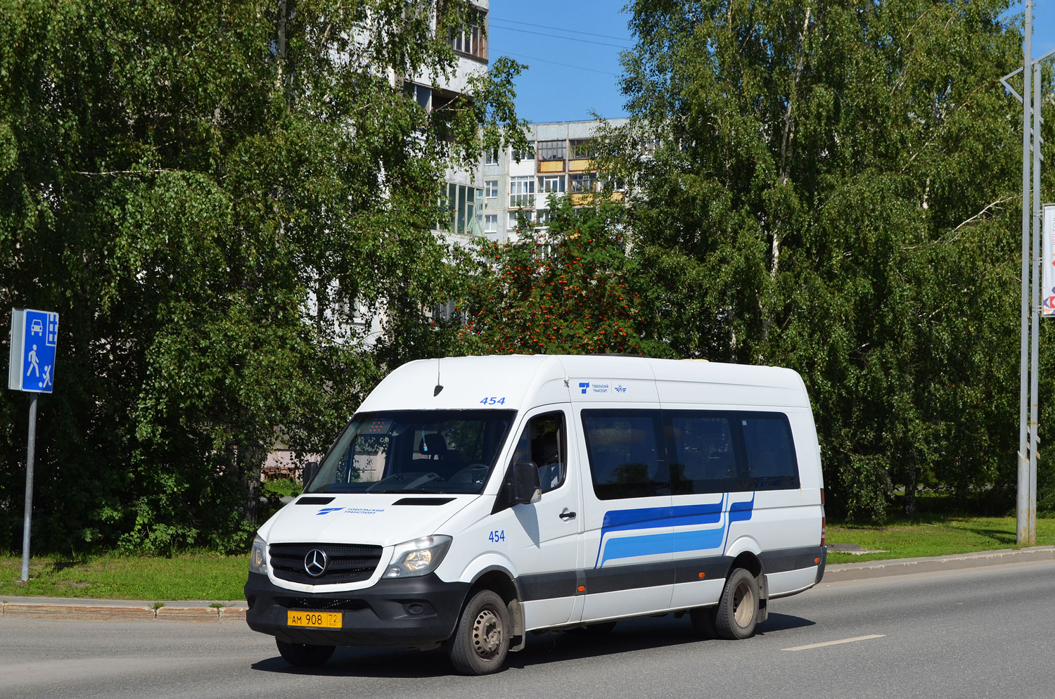 Тюменская область, Луидор-22360C (MB Sprinter) № 454