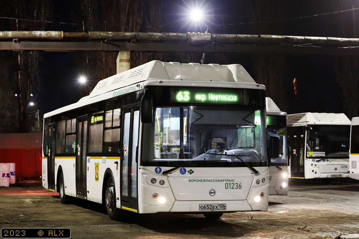 Воронежская область, ЛиАЗ-5292.67 (CNG) № 01236