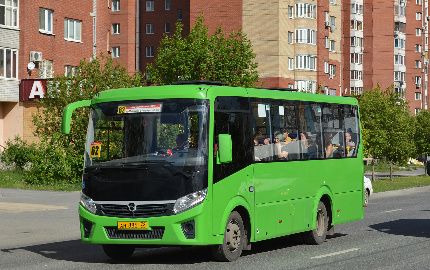 Тюменская область, ПАЗ-320435-04 "Vector Next" № АН 885 72