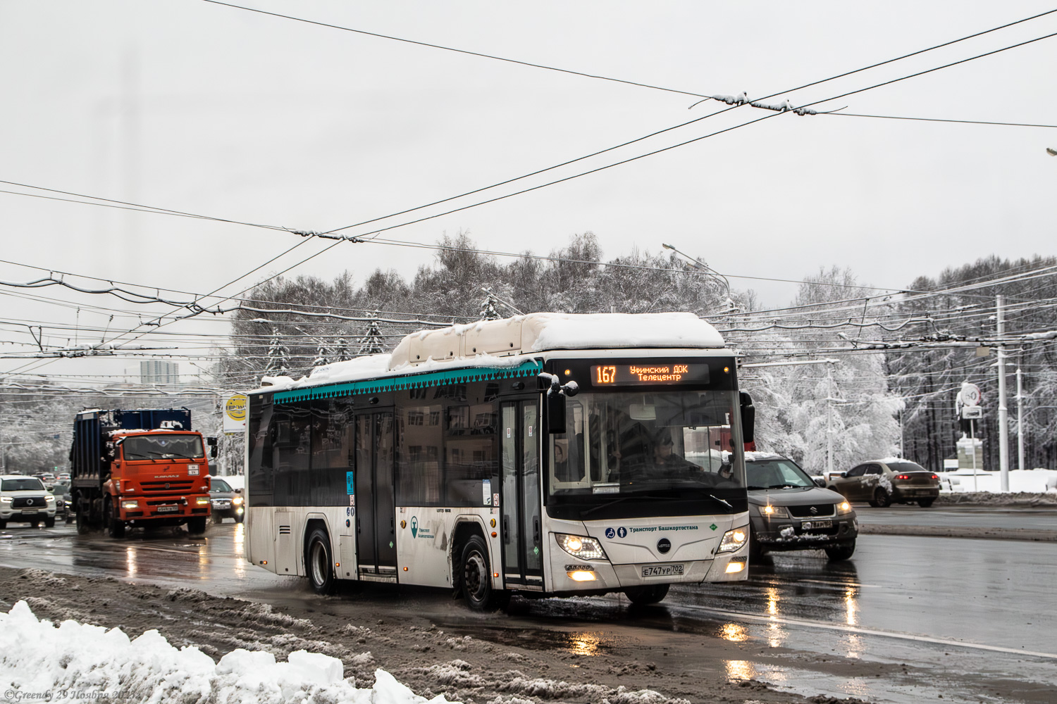 Башкортостан, Lotos-105C02 № Е 747 УР 702