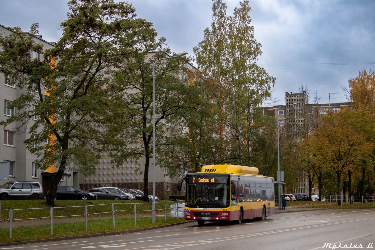 Литва, MAN A21 Lion's City NL273 CNG № 1150