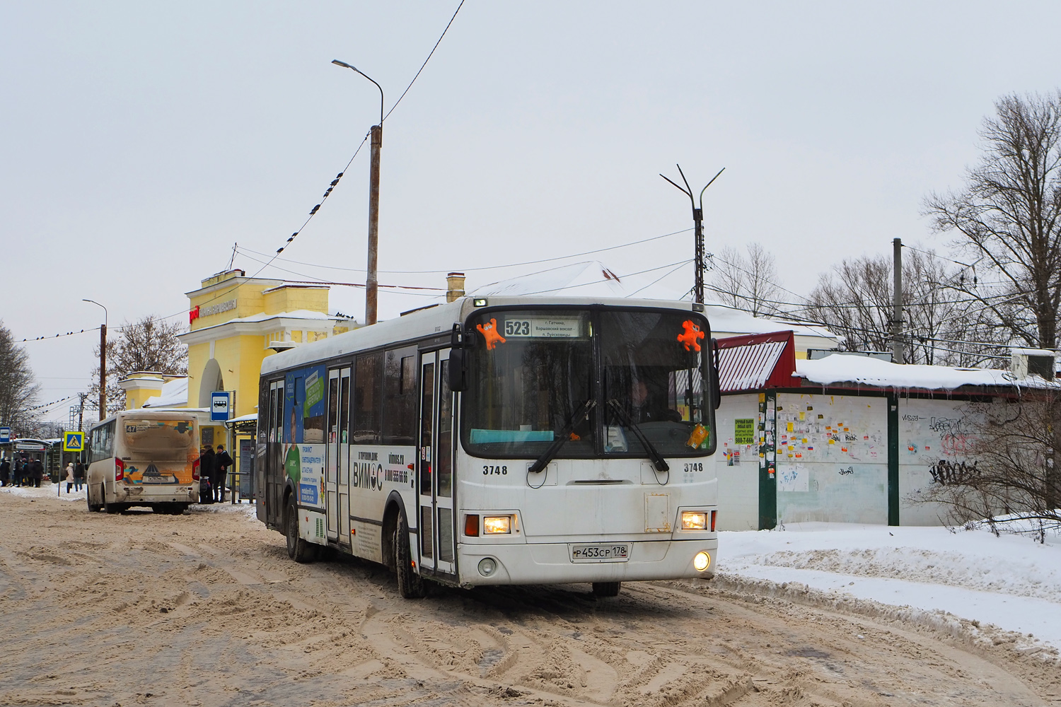 Ленинградская область, ЛиАЗ-5256.60 № 3748