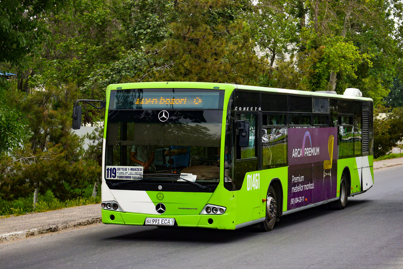 Узбекистан, Mercedes-Benz Conecto II № 01461