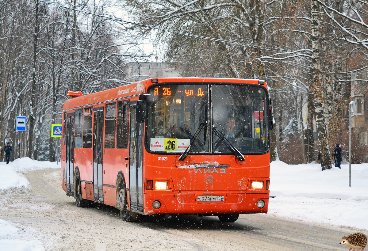 Нижегородская область, ЛиАЗ-5293.60 № 31021