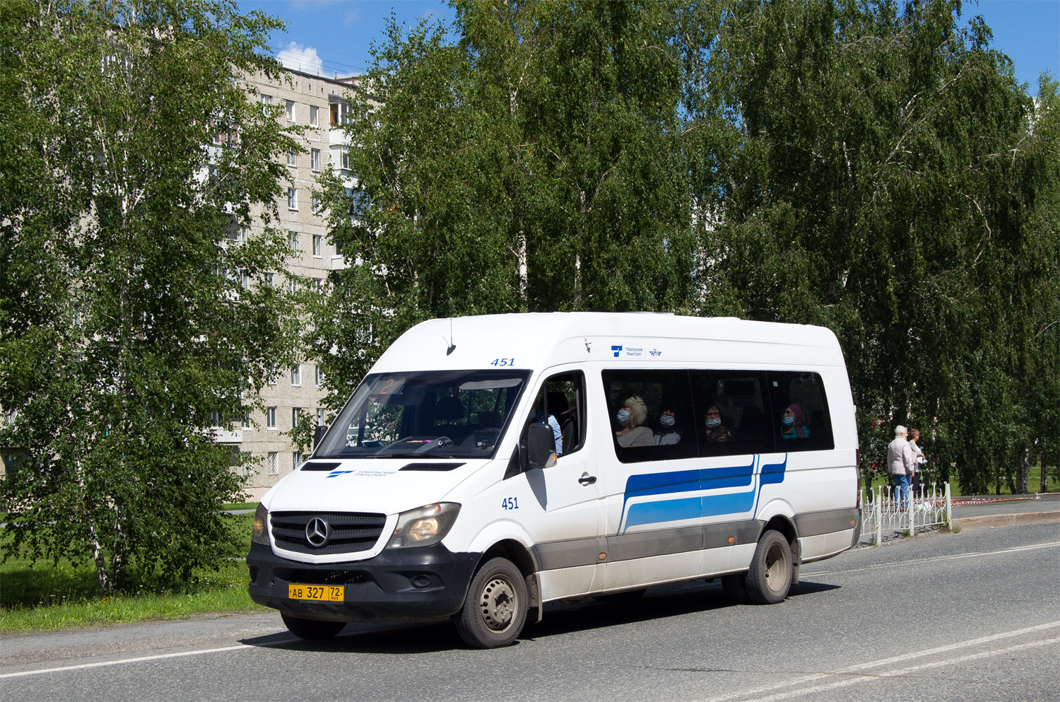 Тюменская область, Луидор-22360C (MB Sprinter) № 451