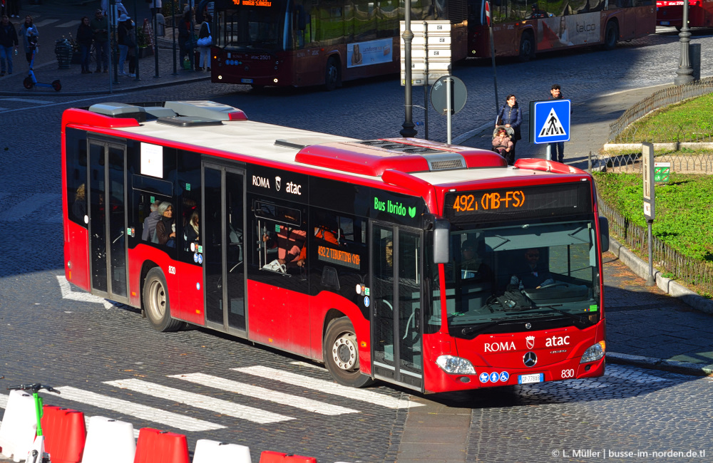 Италия, Mercedes-Benz Citaro C2 hybrid № 830
